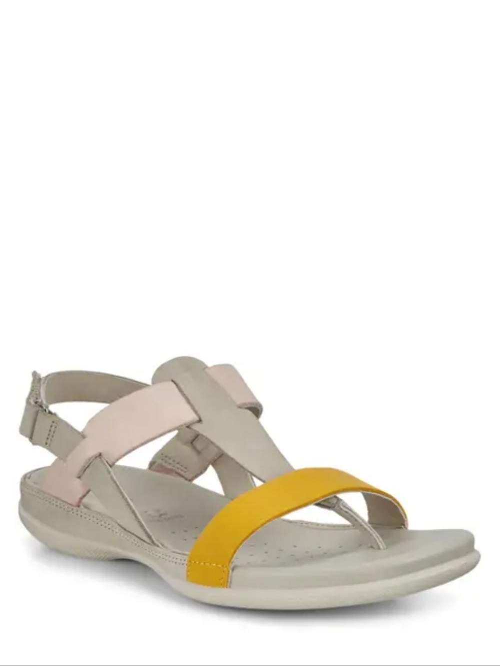 Ecco Flash Leather T Strap Sandals Size 9